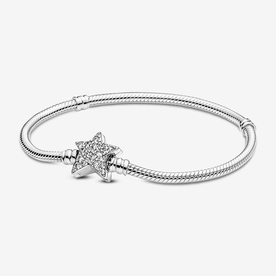 Pulseira com Fecho Estrela Assimétrica