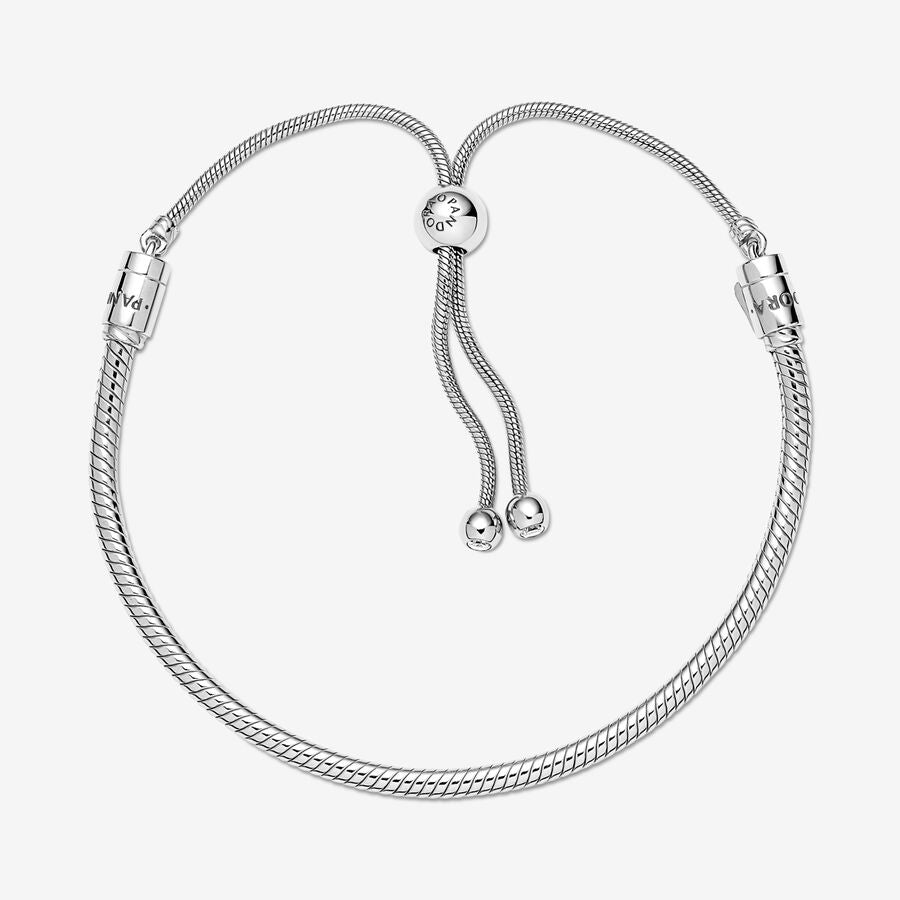 Pulseira Deslizante Malha Snake Pandora Moments