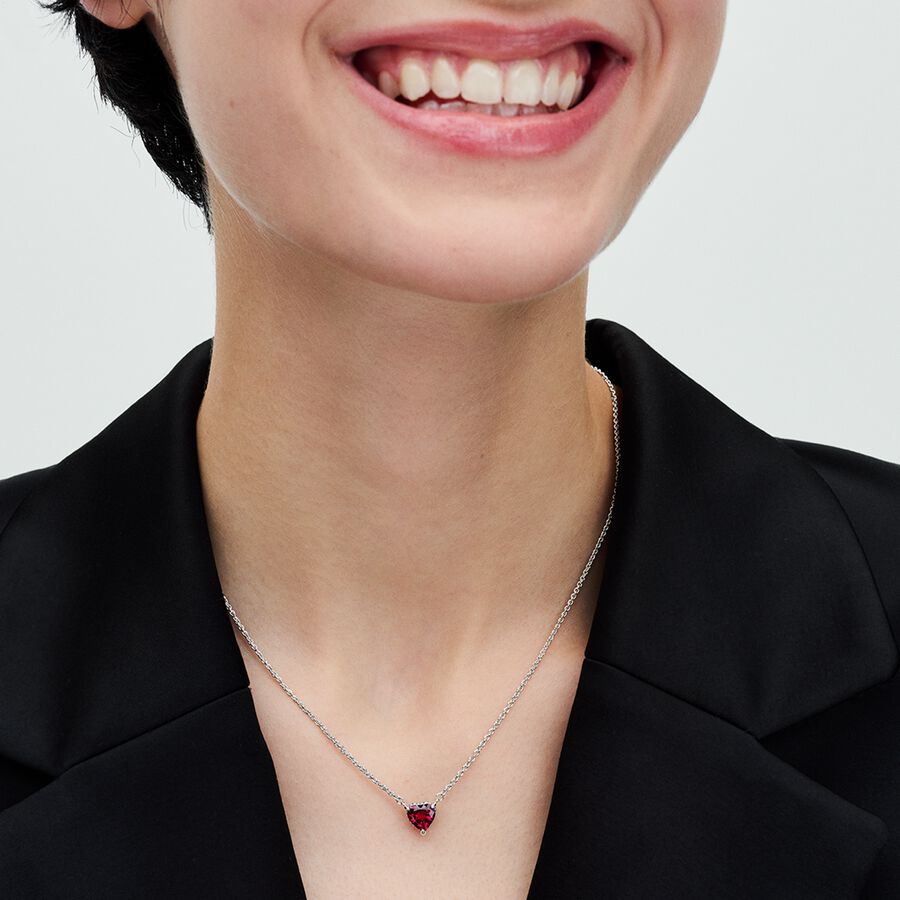 Colar Sparkling Heart Halo