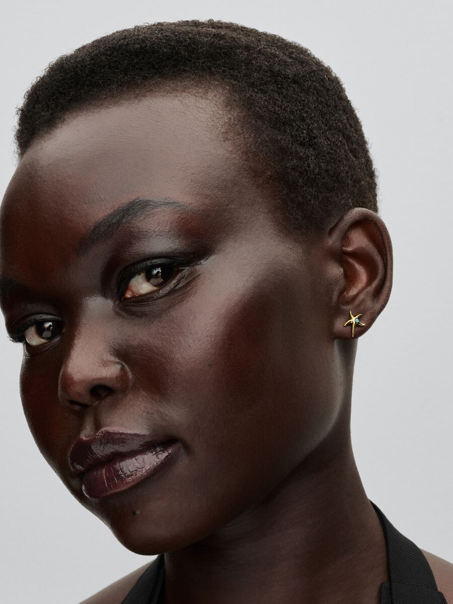 Ear Cuff Ondulado Revestimento de ouro 14k