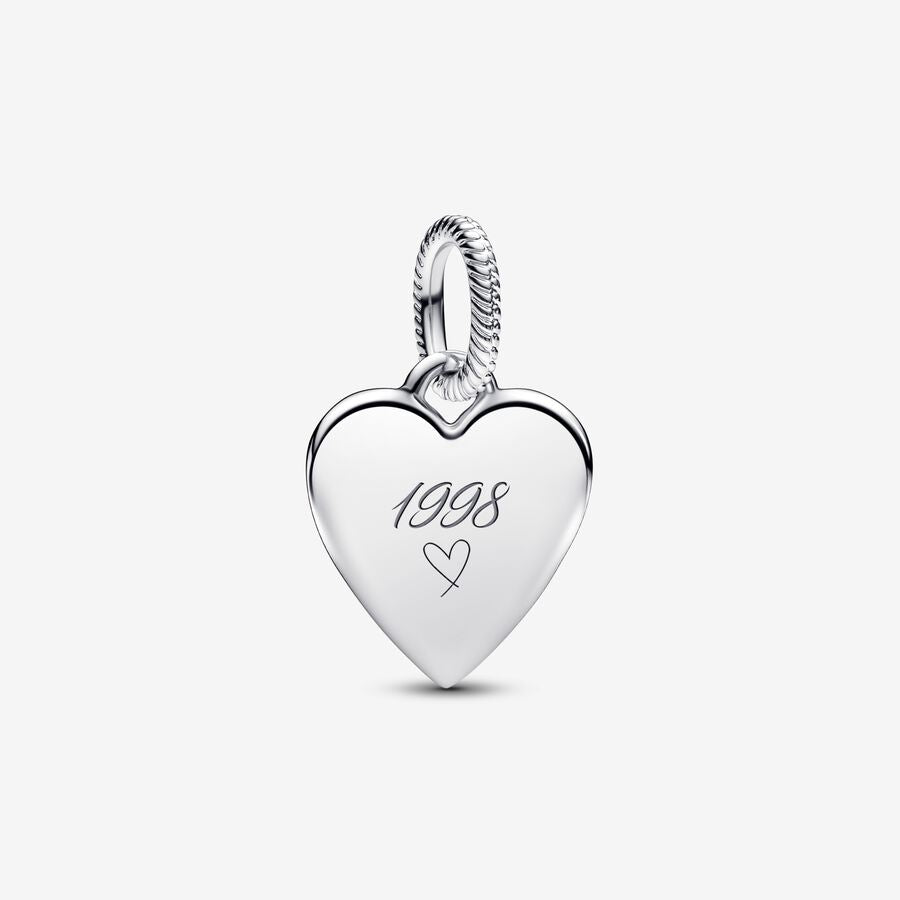 Pendente Barra Coração Gravável