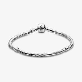 Pulseira Malha Snake Fecho Barril Pandora Moments