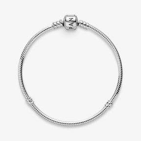 Pulseira Malha Snake Fecho Barril Pandora Moments