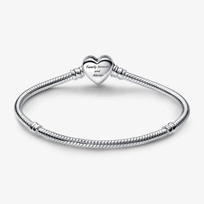 Pulseira Malha Snake Sparkling Infinity Heart