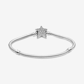 Pulseira com Fecho Estrela Assimétrica