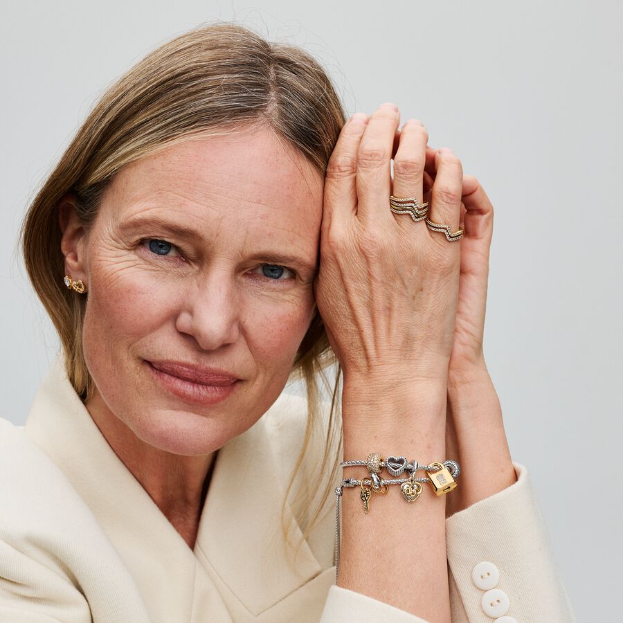 Conta Pendente Dupla gravável Mum com Diamante