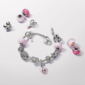 Conta Coração de dois tons