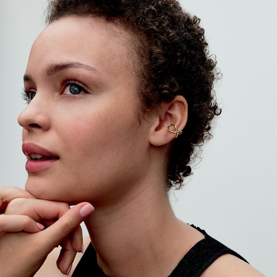 Ear Cuff infinito com design orgânico