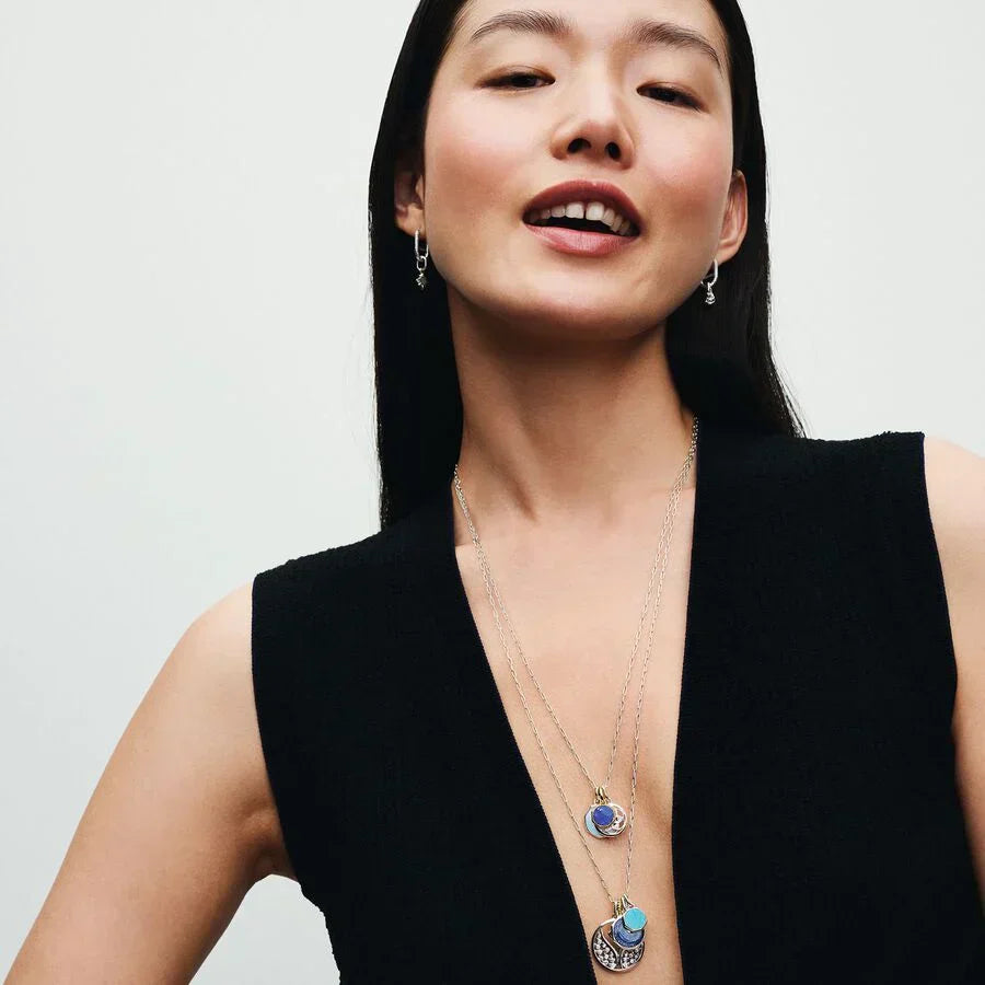 Argola de Elos Ovais Pavé Pandora ME