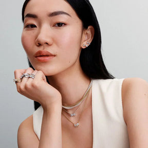 Colar Laço Brilhante